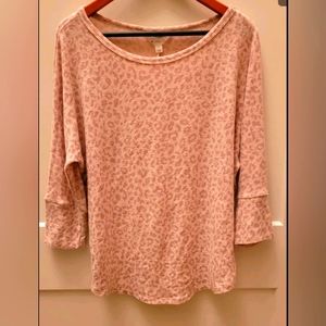 Market spruce Animal Print Sweater Size L